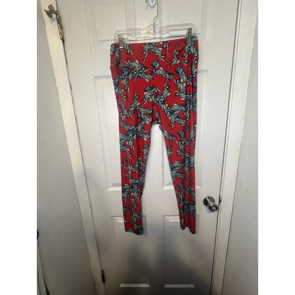 LuLaRoe Women's Tall and Curvy Leggings Size 16 Statue Of Liberty Themed - Picture 2 of 9